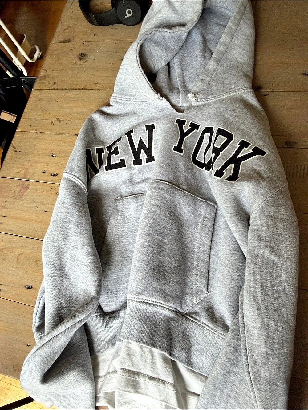 Zara Kids New York Graphic Hoodie Size 9-10 (140)